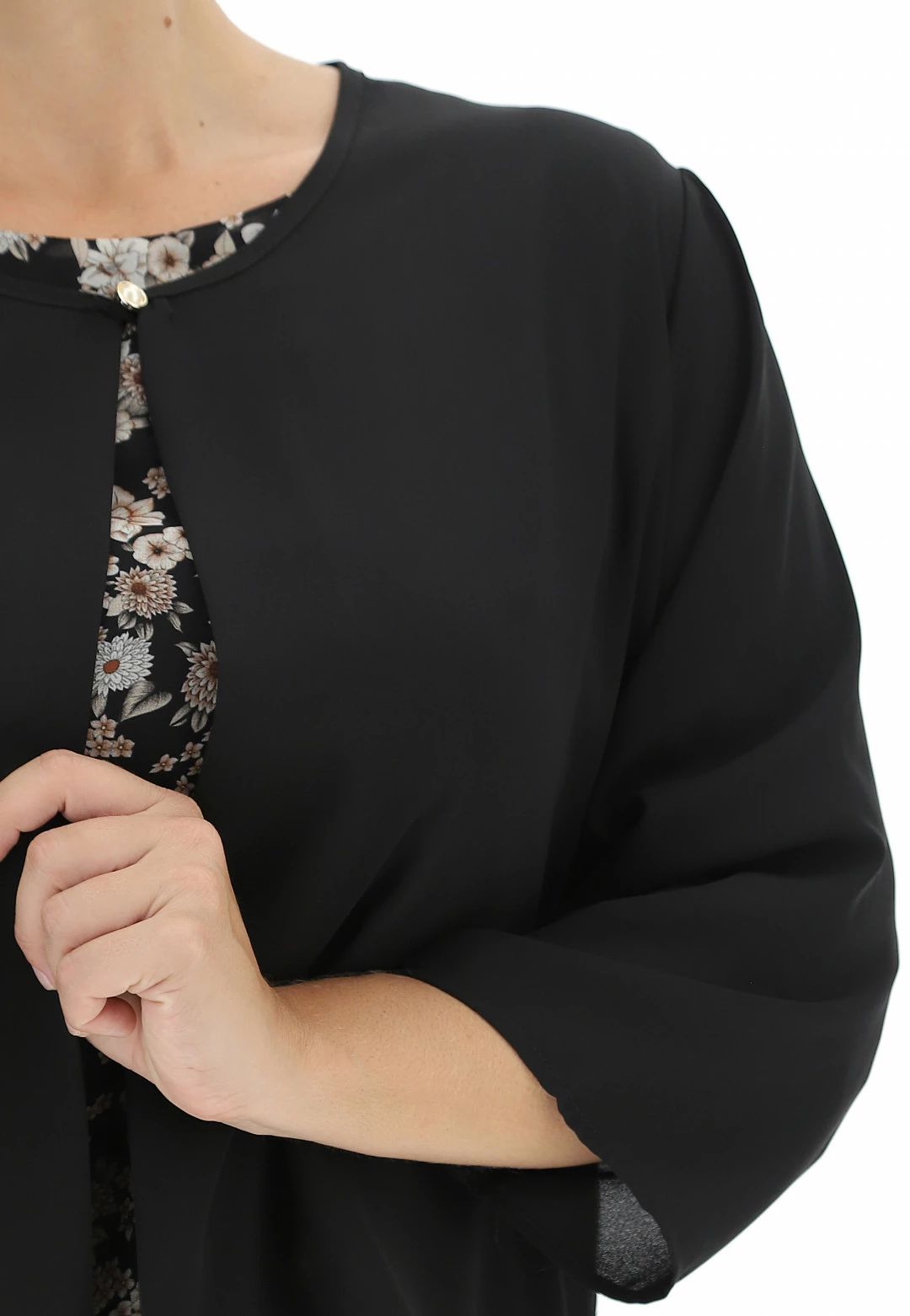 Coprispalle In Georgette Con Manica Ampia Lara Prince - immagine 4