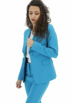 Blazer Collo Sciallato Artigli Tinta Unita Donna