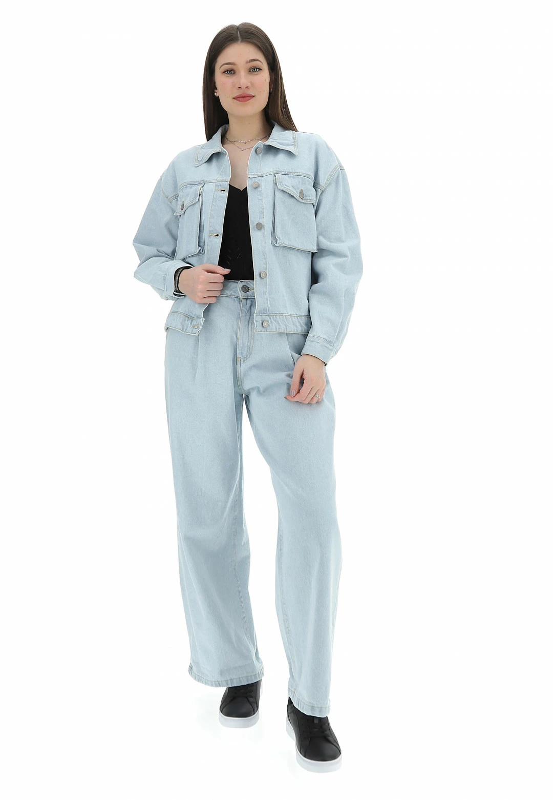 EKS Giacca Denim èks In Coordinato Donna - immagine 4
