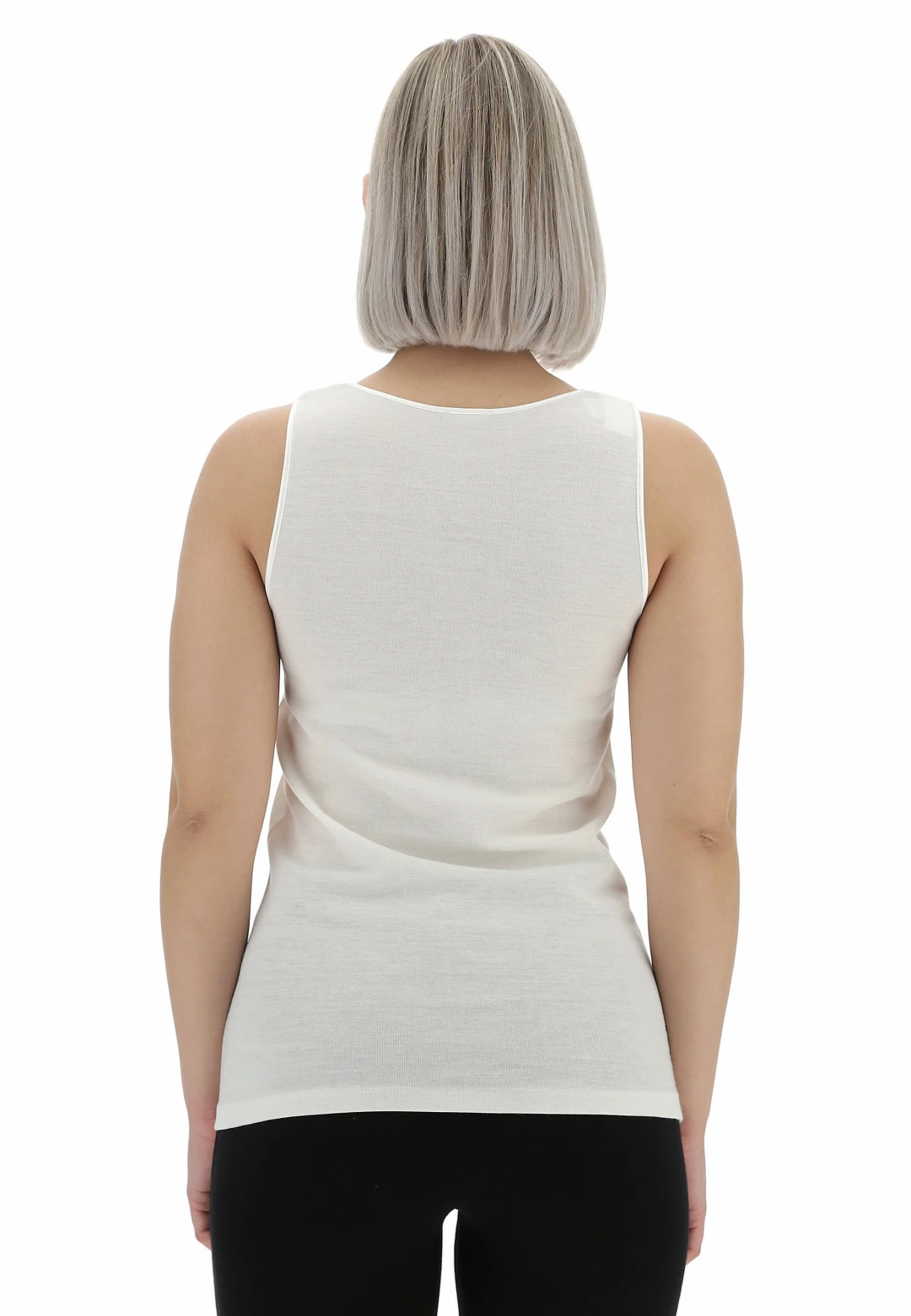 Canotta Spalla Larga Ragno Lana Cotone - immagine 3