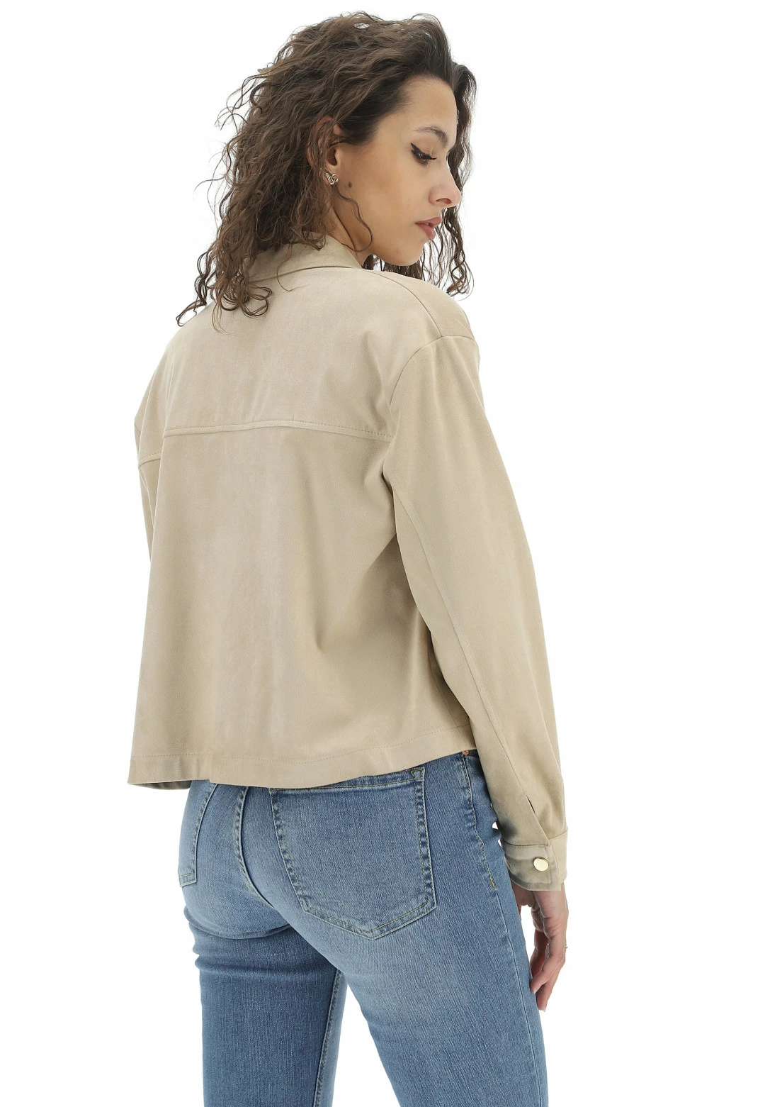 EKS Giacca Effetto Suede èks Donna - immagine 3