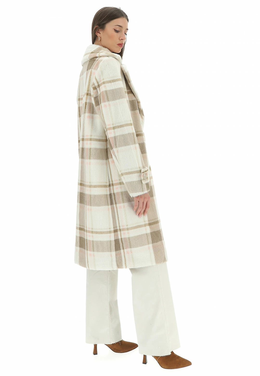 Cappotto Morbido Rino & Pelle Quadrettato - immagine 2