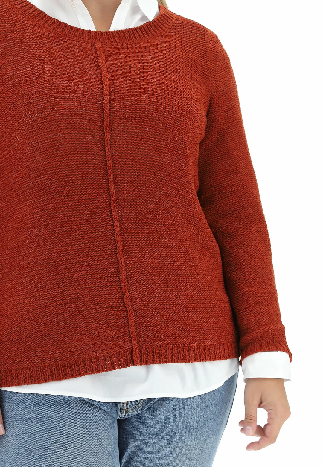 Maglione Girocollo In Fettuccina Only Carmakoma - immagine 9