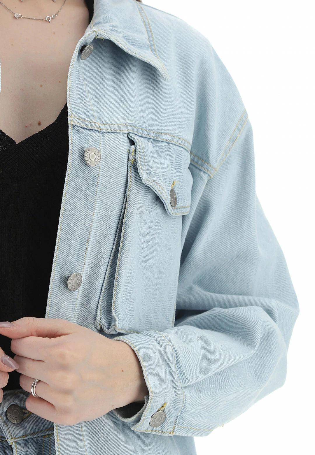 EKS Giacca Denim èks In Coordinato Donna - immagine 5