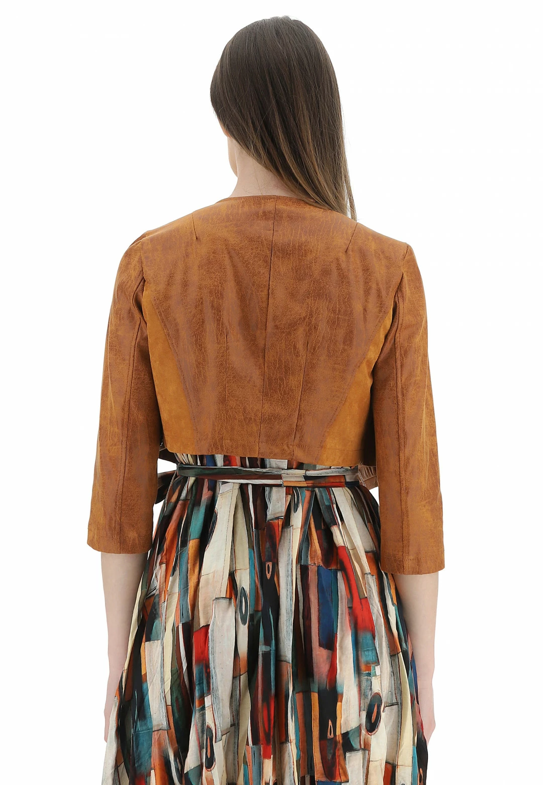 EKS Bolerino Similpelle Effetto Used èks - immagine 8