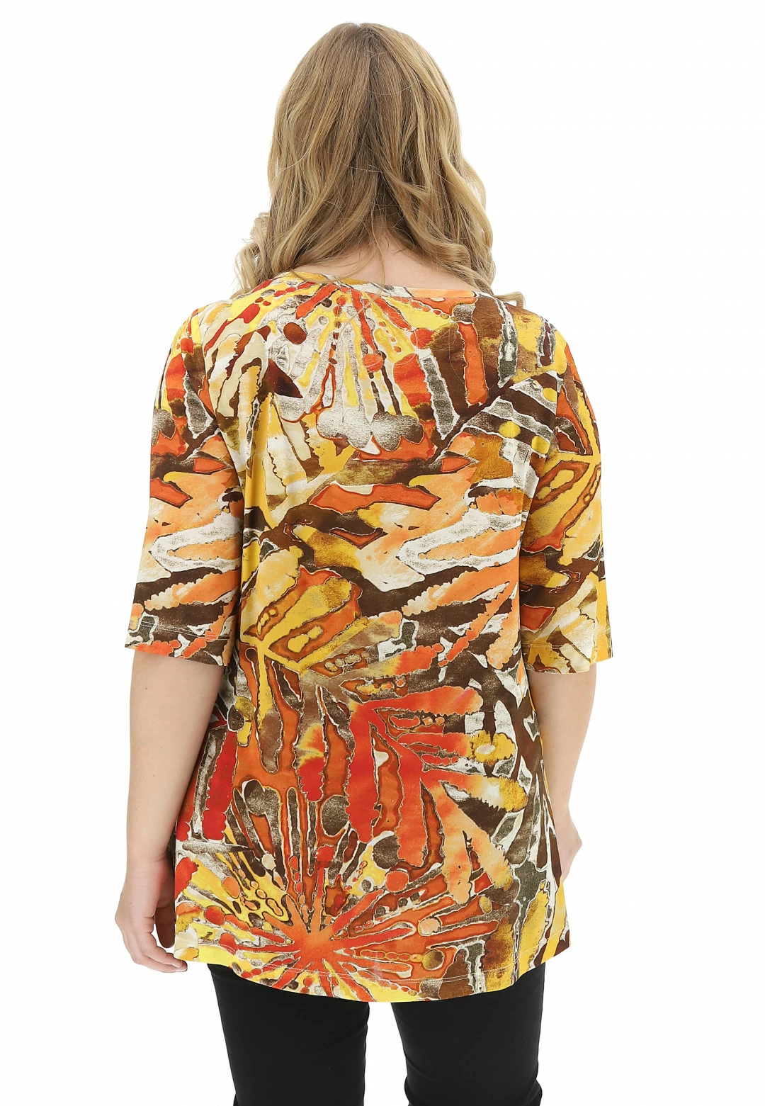 FOLLIA T-shirt In Maglina Fantasia Etnica - immagine 3