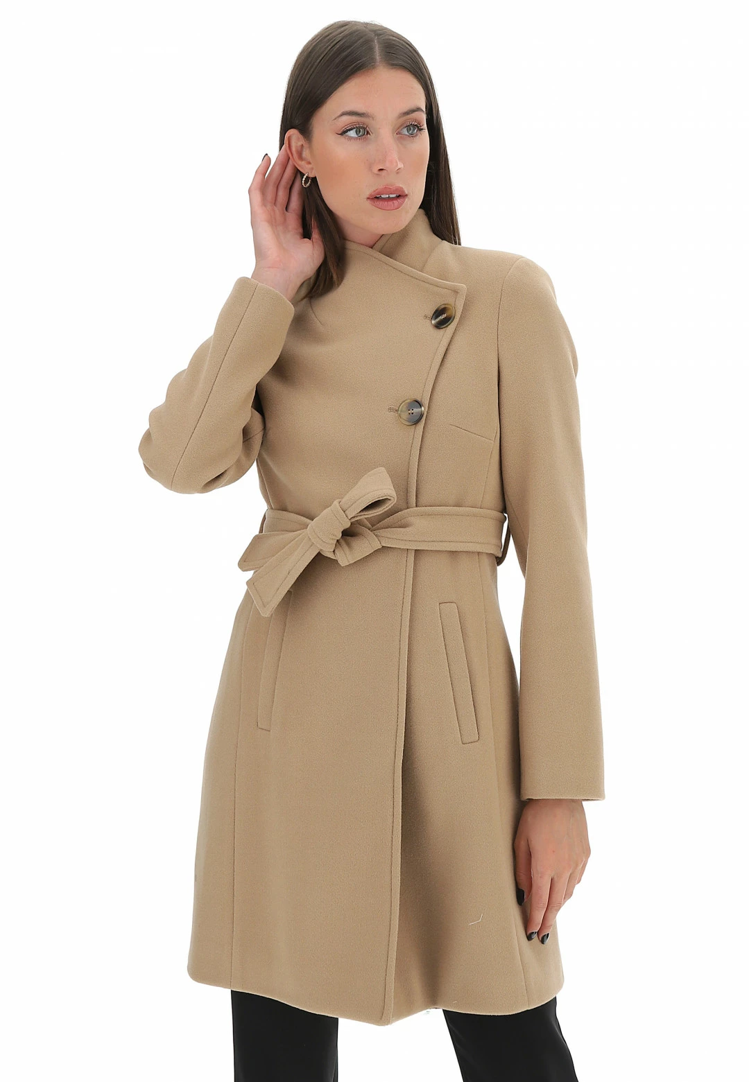 Cappottino Artigli Bottoni Laterali Con Cintura - immagine 7