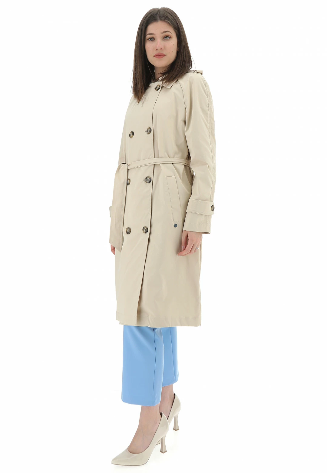 EKS Trench Doppiopetto èks Donna - immagine 2