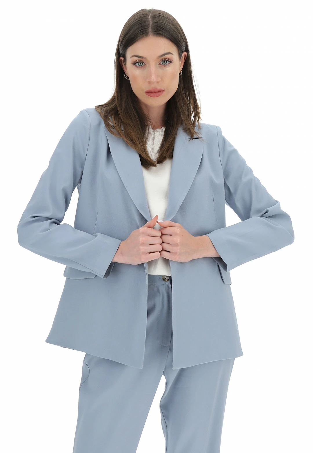 Giacca Doppiopetto In Viscosa Eks - immagine 7