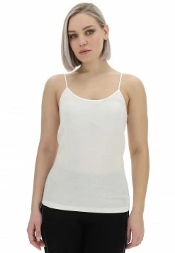 Canotta Spalla Stretta Lana Cotone Ragno