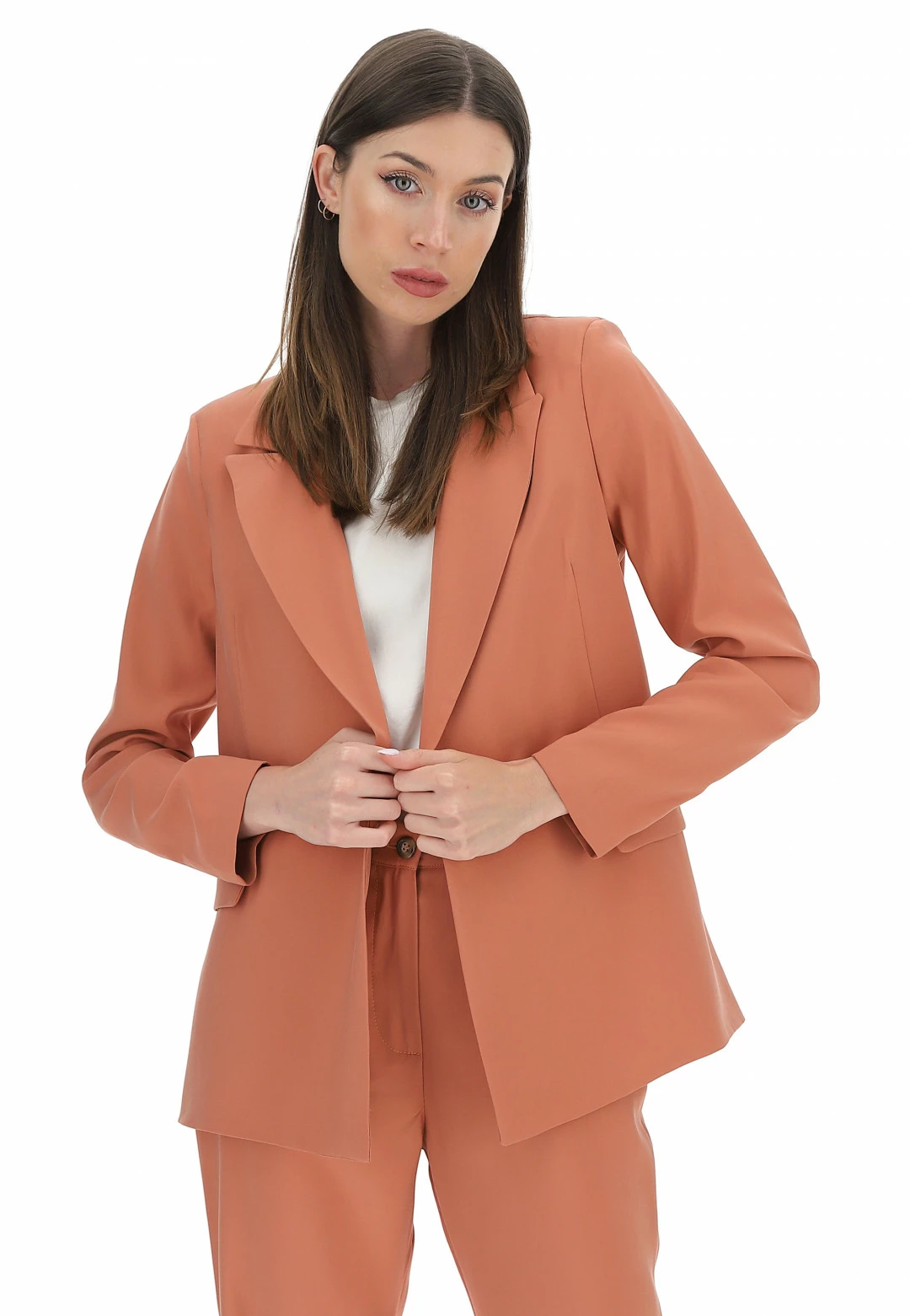 Giacca Doppiopetto In Viscosa Eks