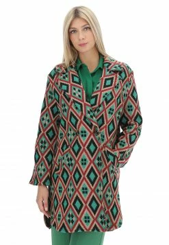 Cappottino Rombi Tre Colori Rosa G.