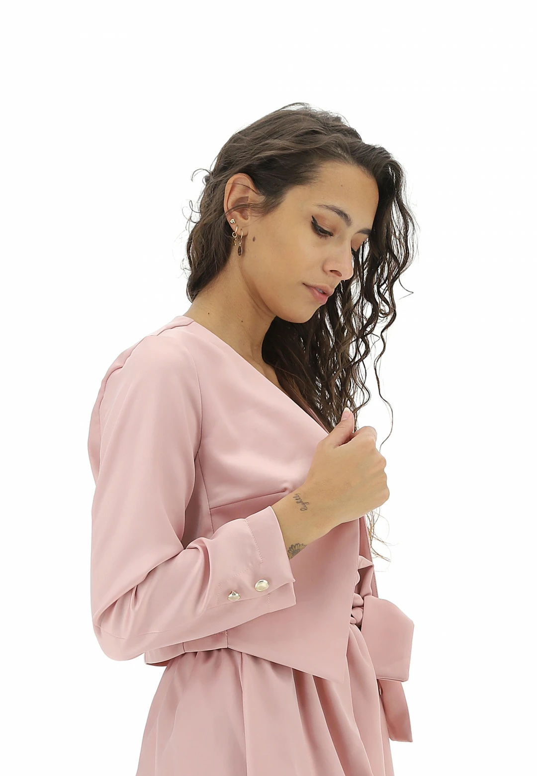 EKS Bolerino Effetto Satin Tinta Unita èks - immagine 7