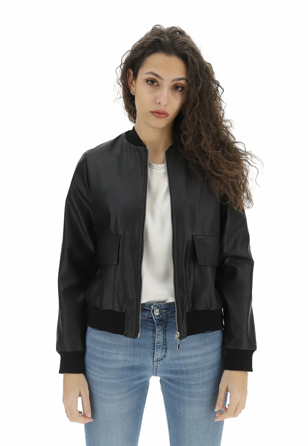 EKS Bomber Similpelle èks Donna