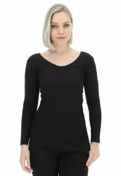 Maglia Manica Lunga Ragno Merino Seta