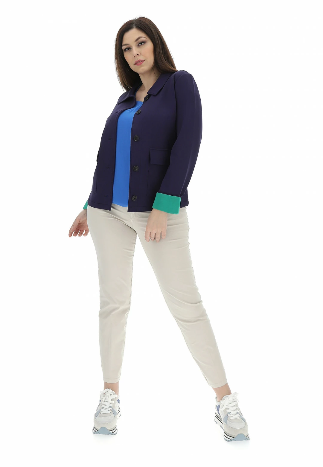 Giacca Scuba Bicolor Tom Tailor Donna - immagine 4