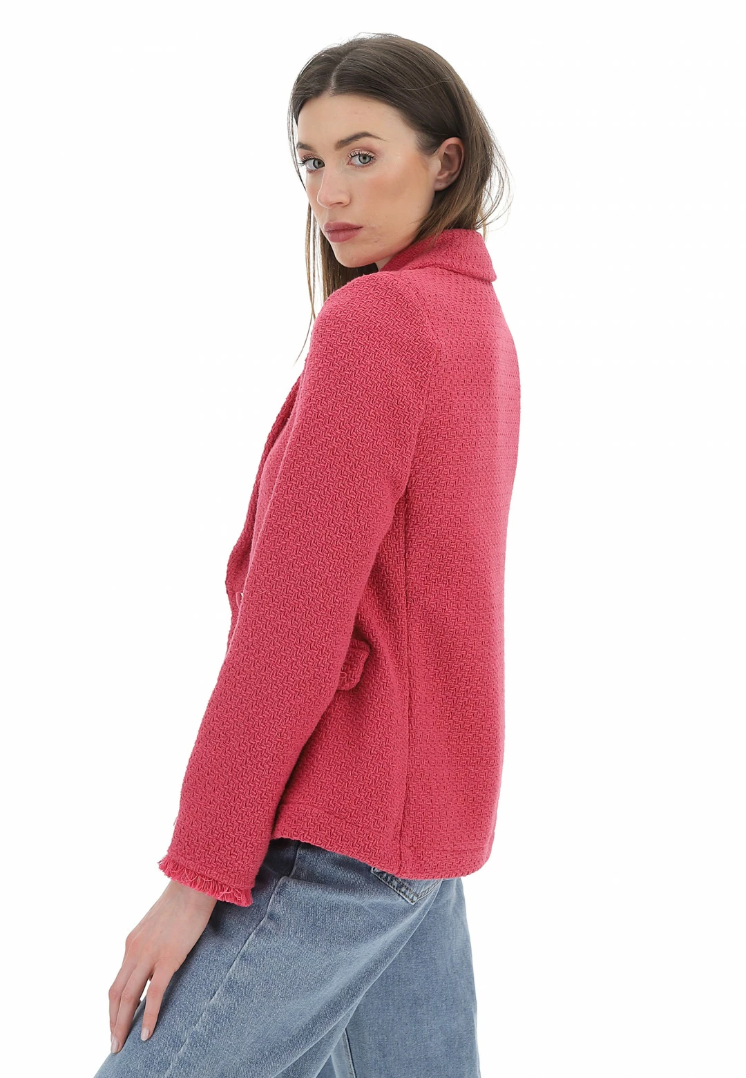 Giacca Tweed Doppiopetto Rosa G. - immagine 8