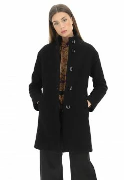 Cappotto Spalla Scesa Eks Con Collo A Fascia 80% Lana