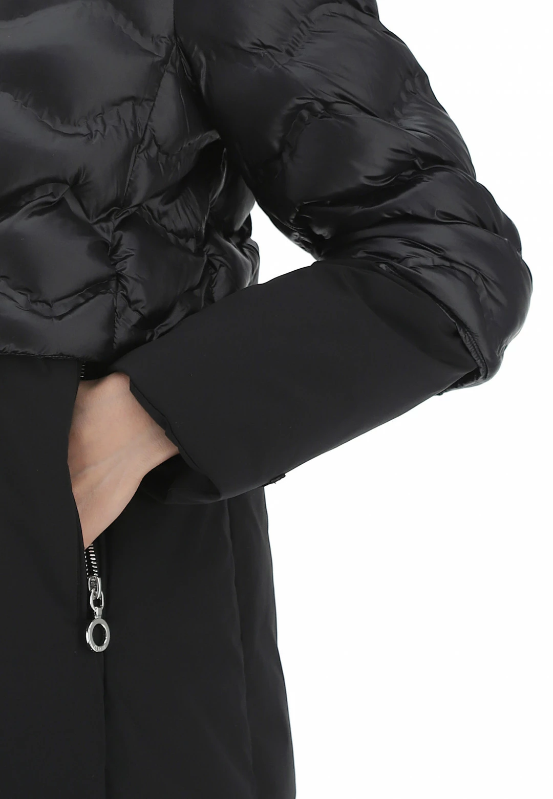 Giubotto Imbottito Rihunik Con Collo A Fascia E Cappuccio Estraibile Donna - immagine 6