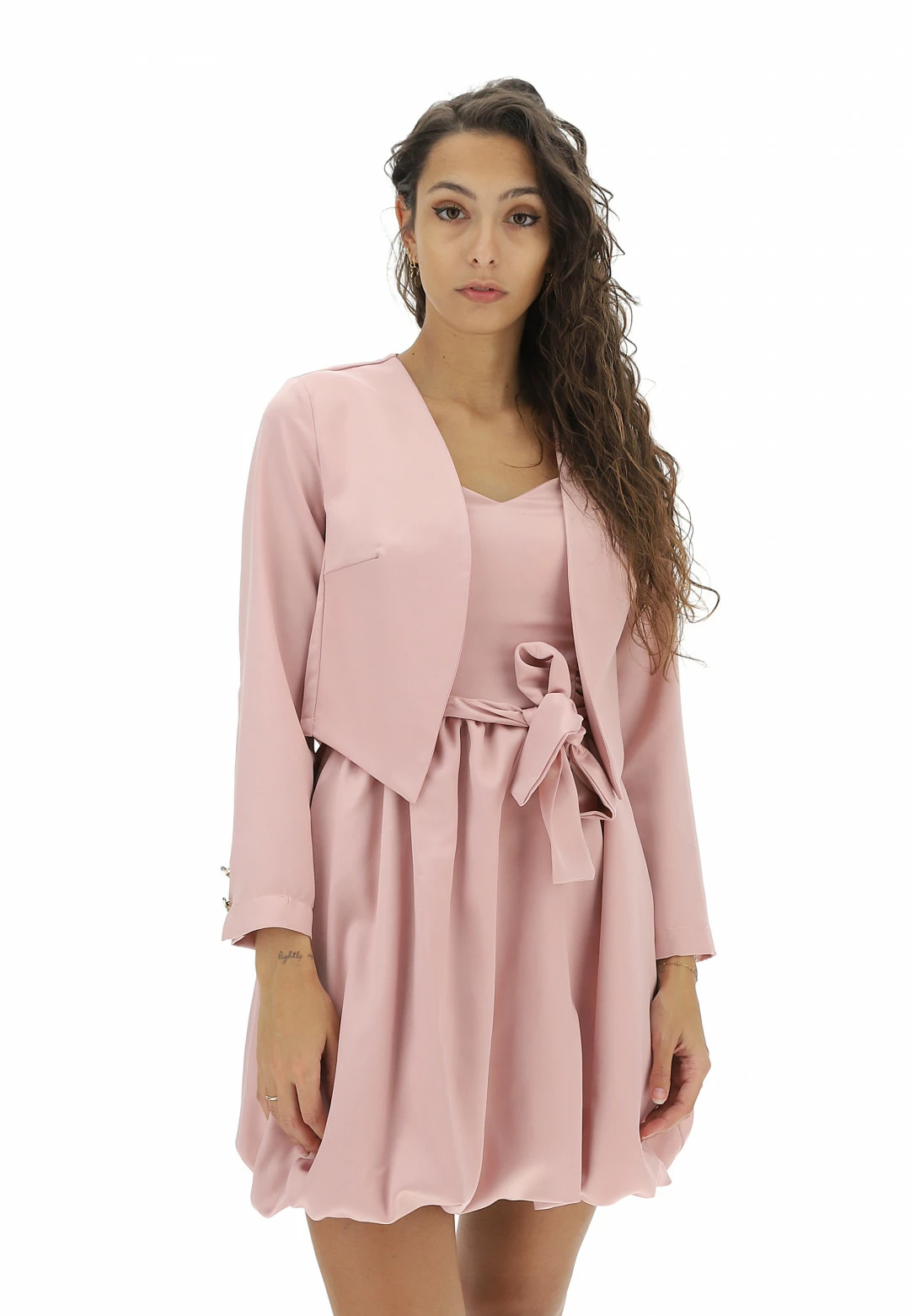 EKS Bolerino Effetto Satin Tinta Unita èks - immagine 6