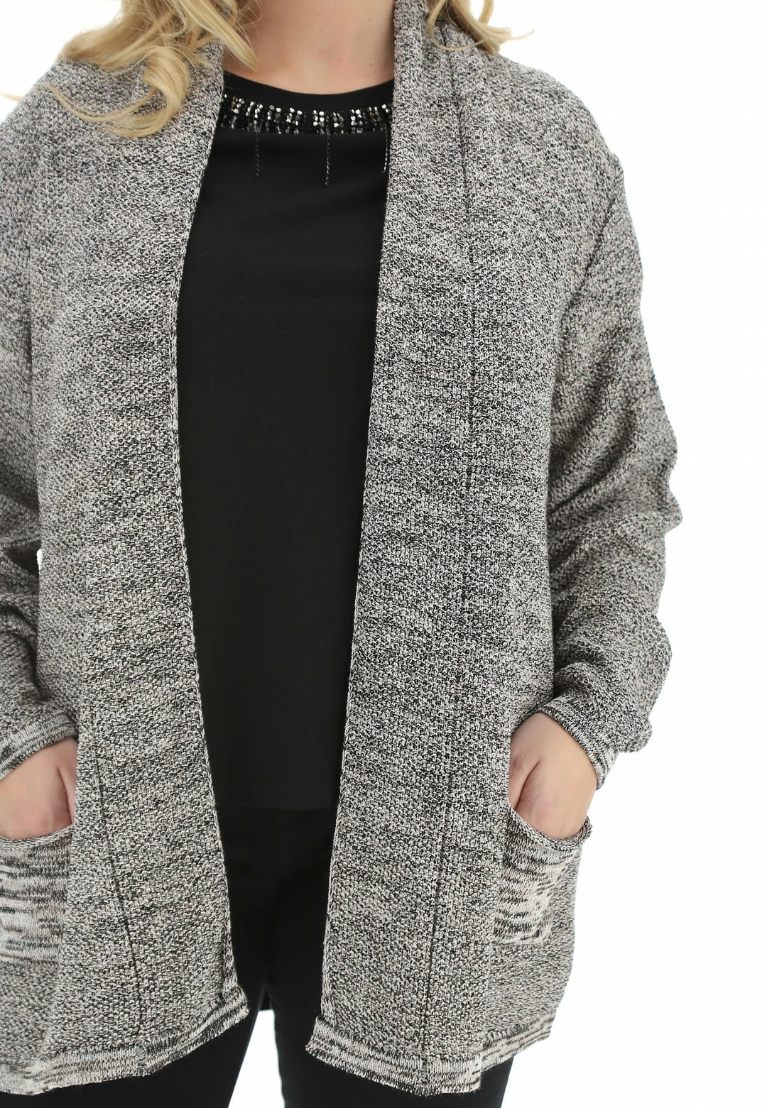 BE BLUE ENEMY Cardigan Aperto Con Collo Sciallato Blue Enemy - immagine 15