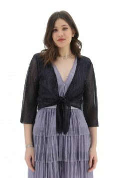 EKS Bolerino Plissè Lurex Con Nodo èks