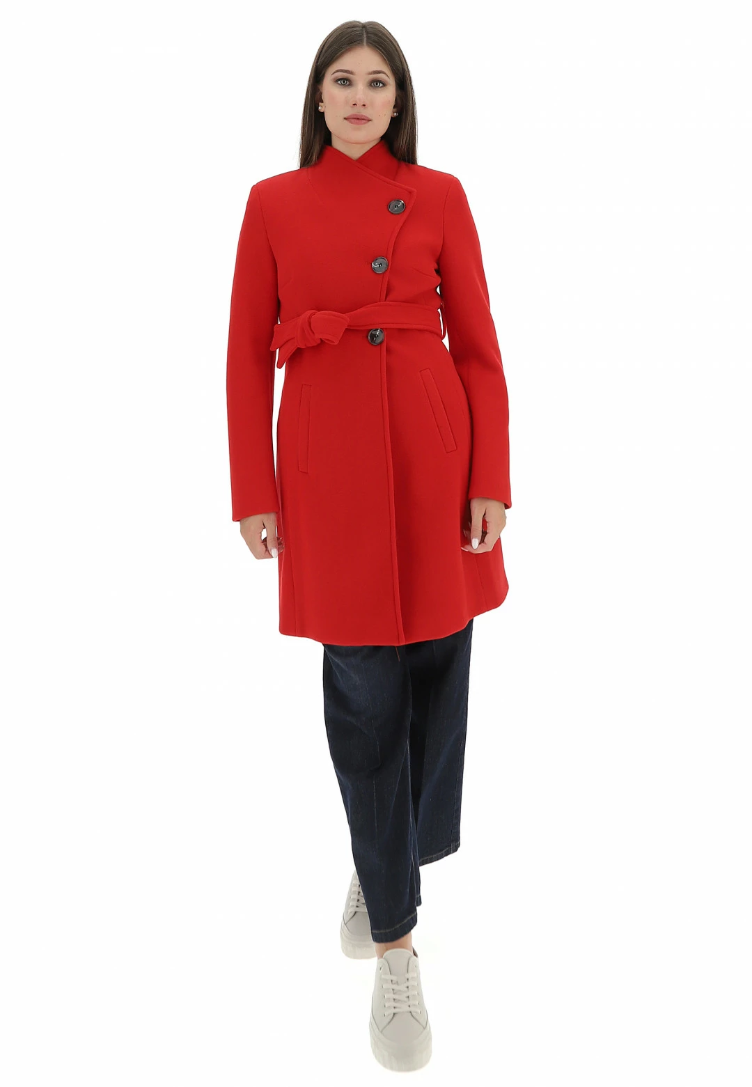 Cappottino Artigli Bottoni Laterali Con Cintura - immagine 17