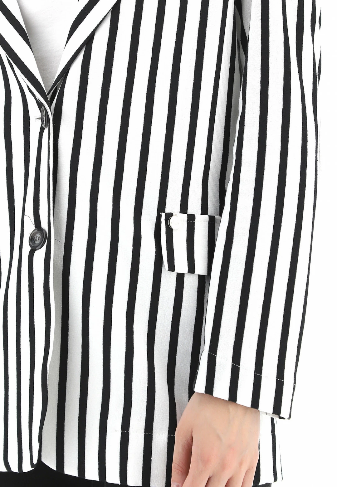 EKS Giacca èks Donna Con Fantasia A Righe Made In Italy - immagine 5