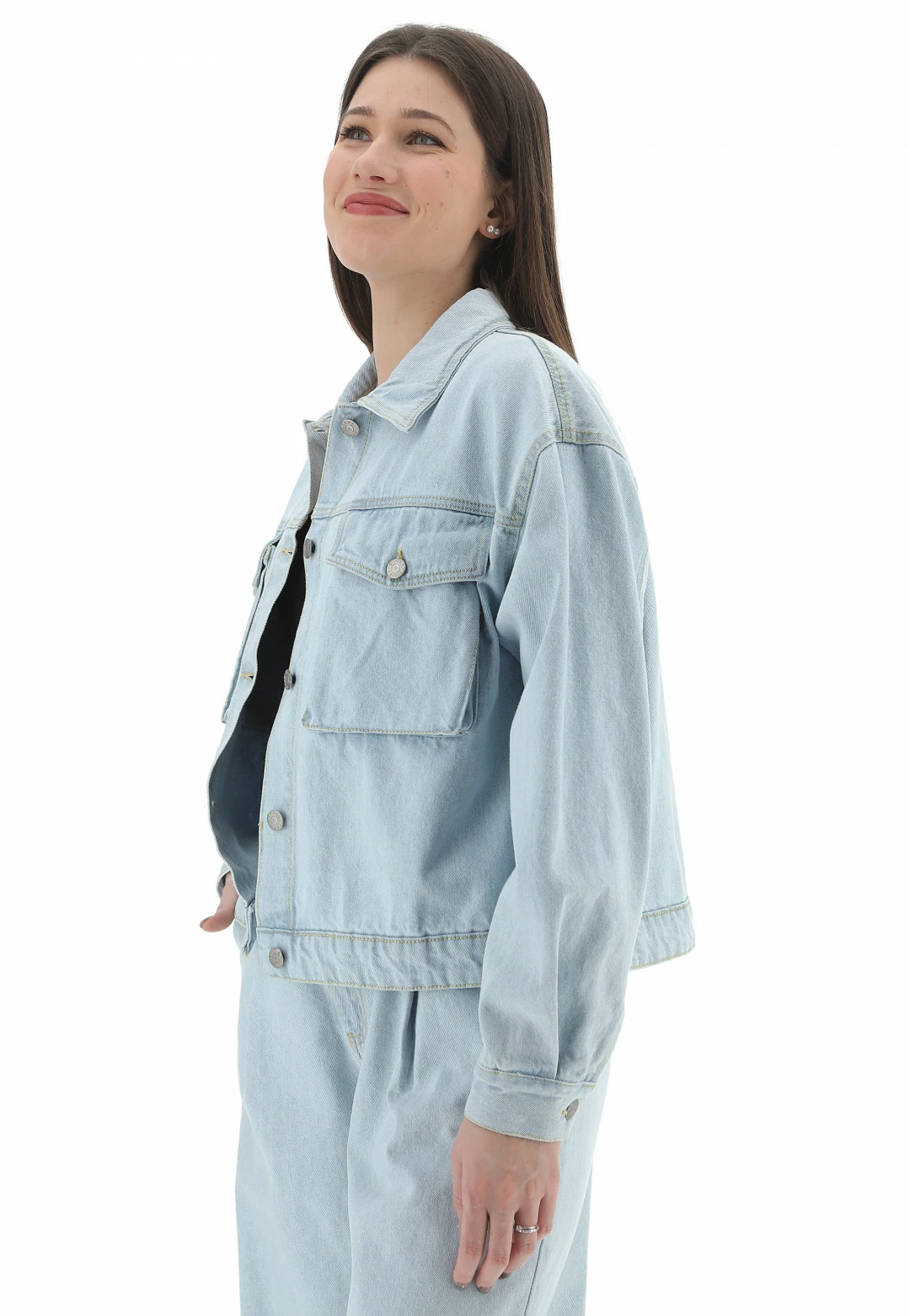 EKS Giacca Denim èks In Coordinato Donna - immagine 2