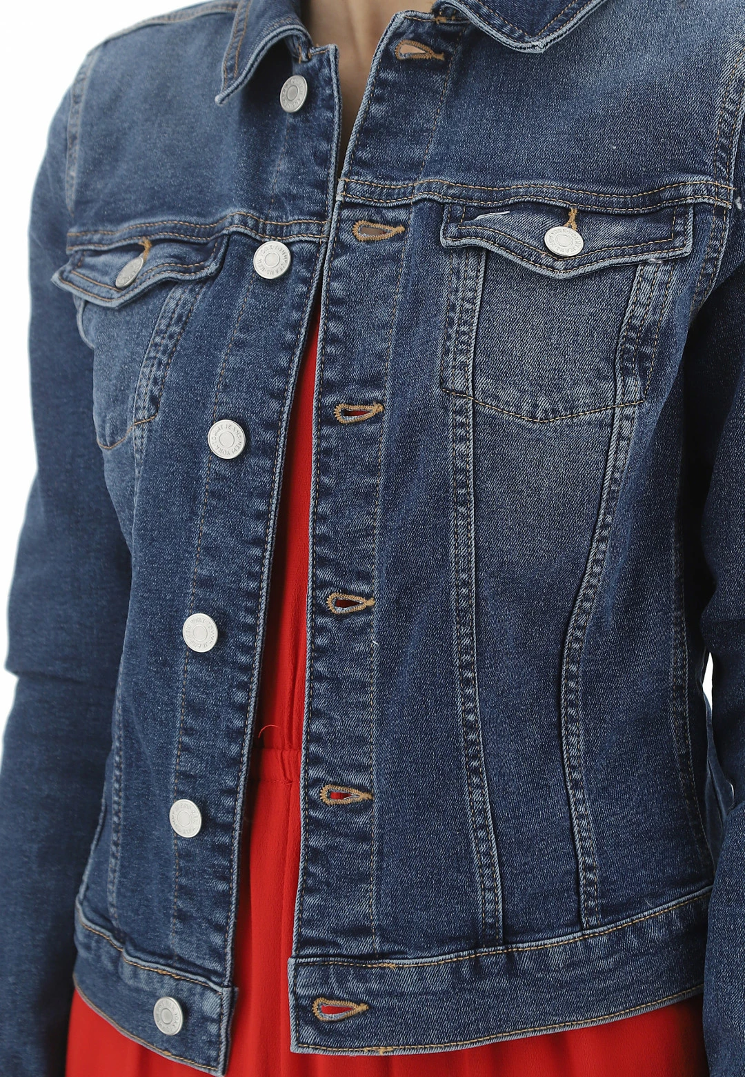 Tommy Hilfiger Jeans Giubbino In Jeans Donna Tommy Jeans Slim Fit Stretch - immagine 5