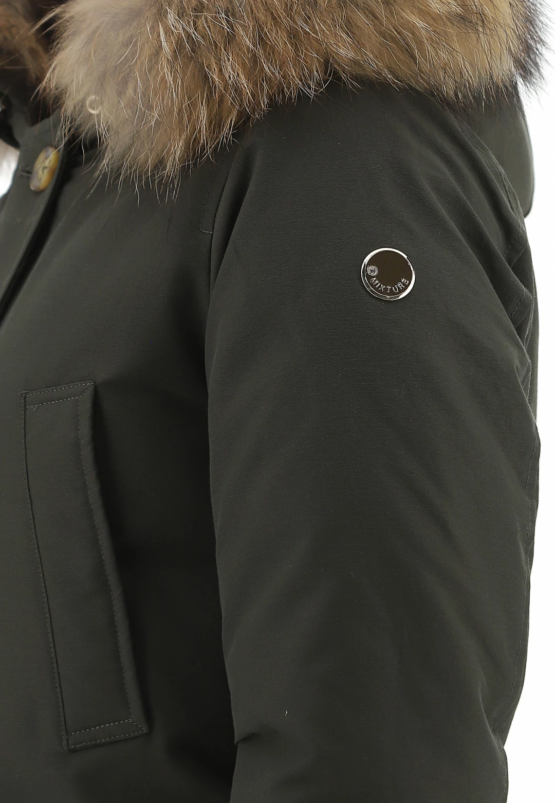 Parka Mixture G624 Con Cappuccio E Pelliccia Murmasky Removibile E 4 Tasche - immagine 15