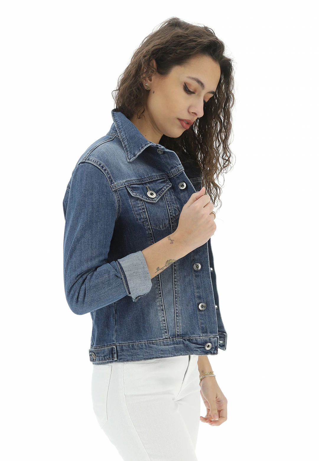 Giubbino Denim Almanegra Mod. Laura - immagine 2