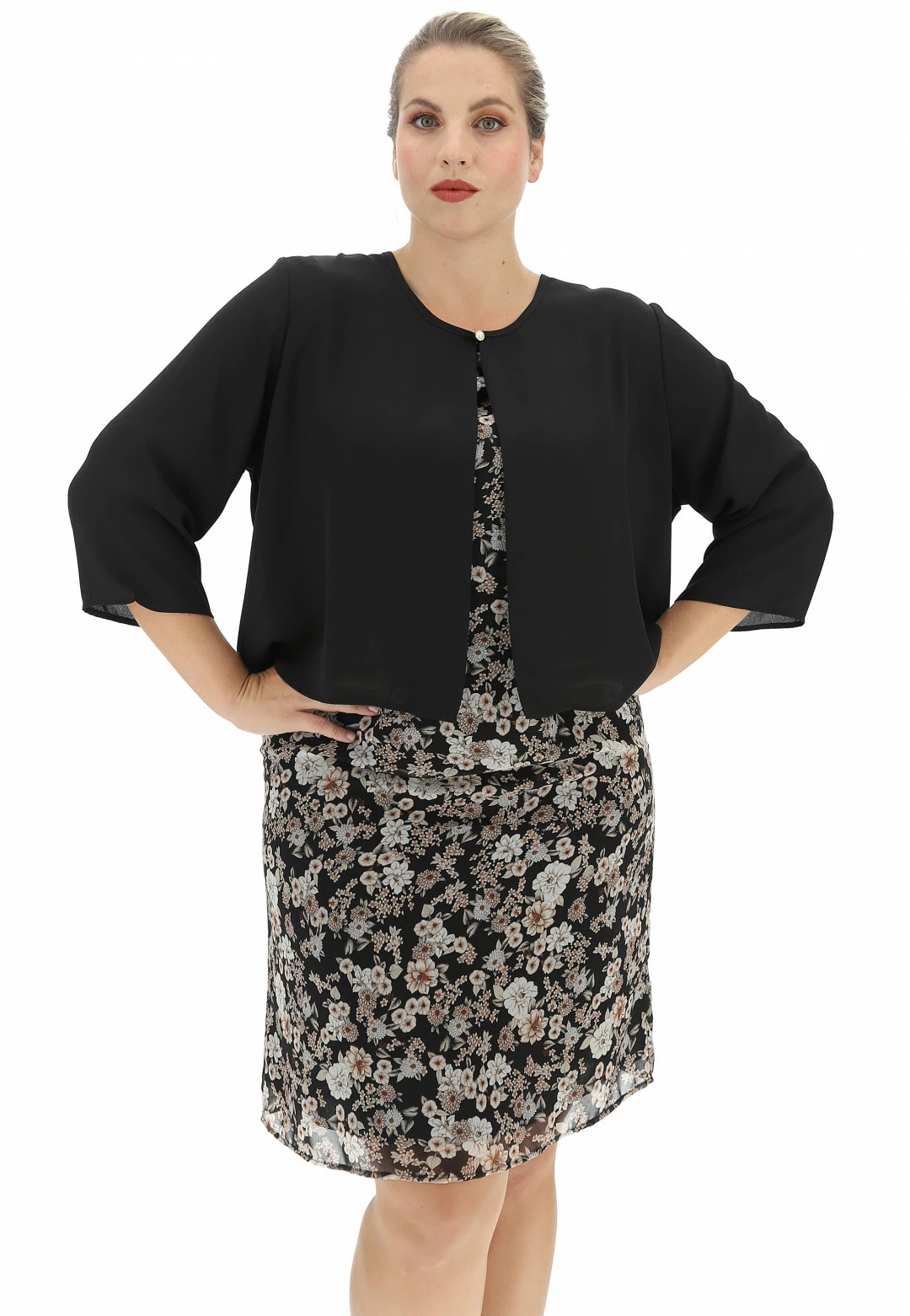 Coprispalle In Georgette Con Manica Ampia Lara Prince