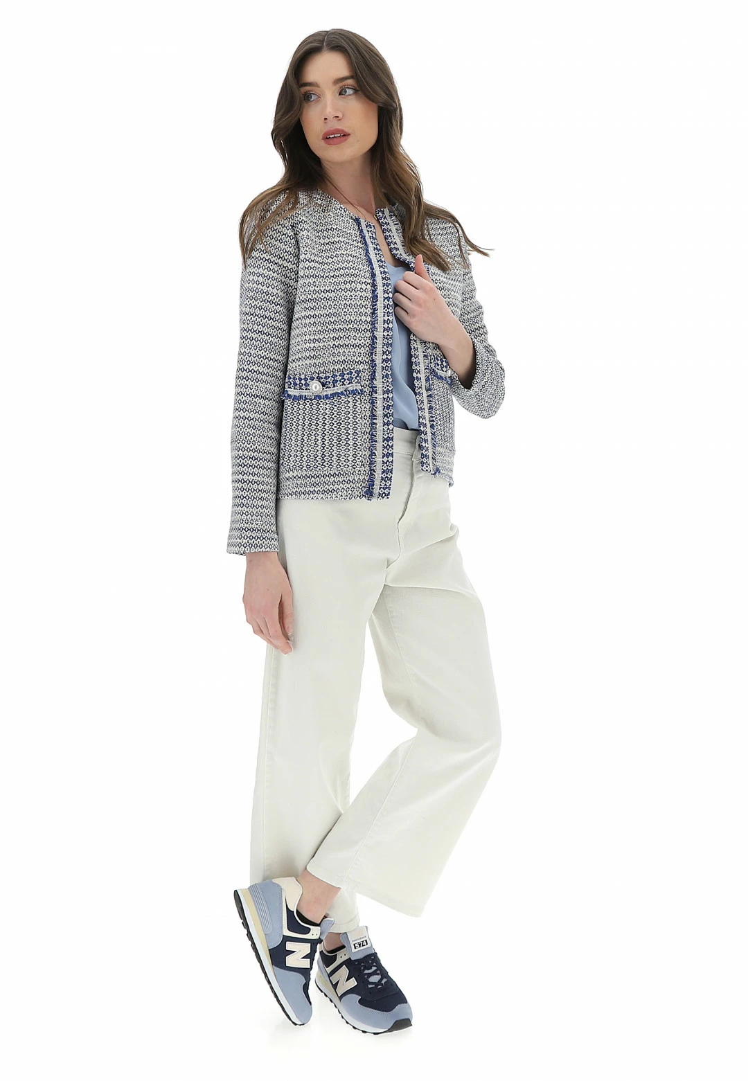 Giacca A Rombi Sfrangiata Dixie Donna - immagine 6