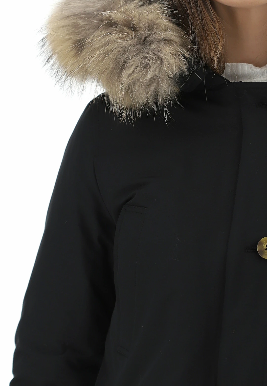 Parka Mixture G624 Con Cappuccio E Pelliccia Murmasky Removibile E 4 Tasche - immagine 7