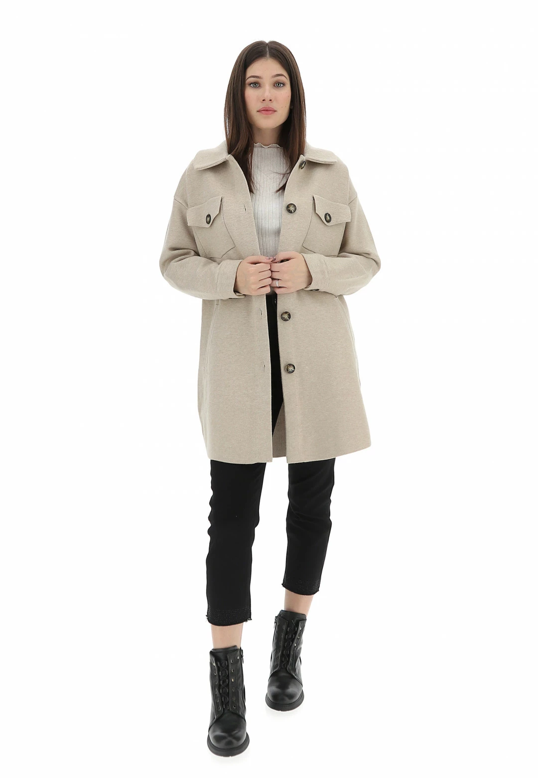 Cappottino In Maglia Mxo Donna - immagine 4