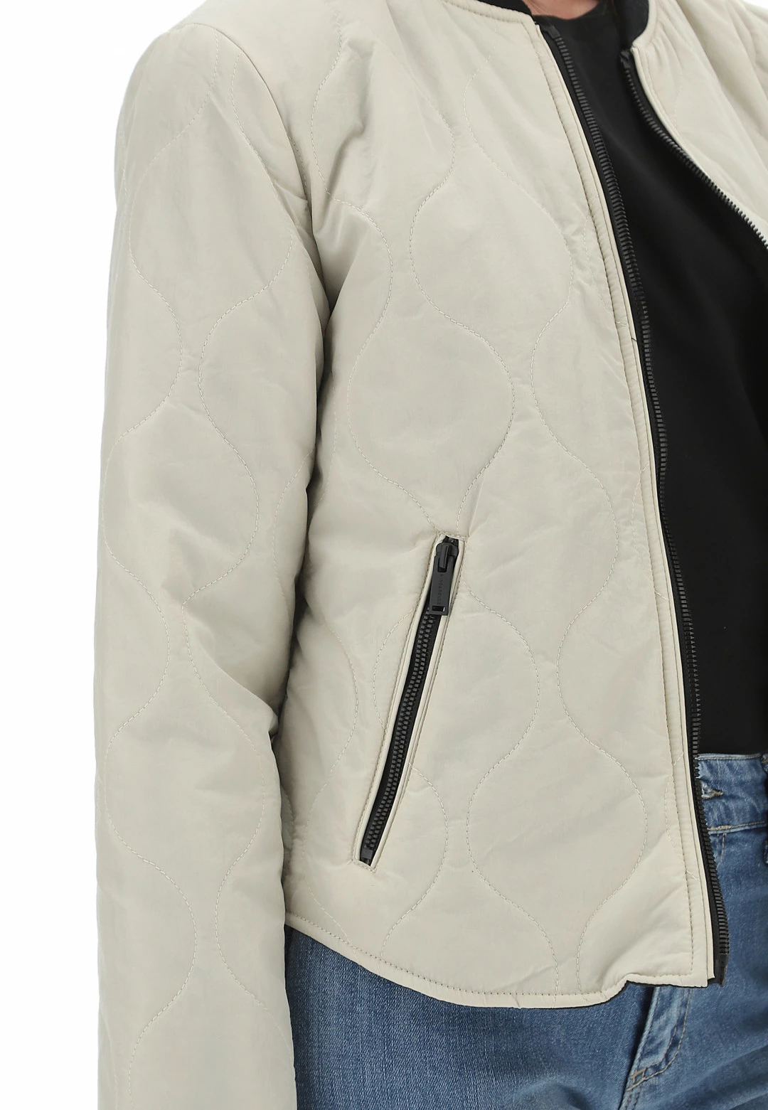 Giubbino Trapuntato Profili Contrasto Rino & Pelle - immagine 5