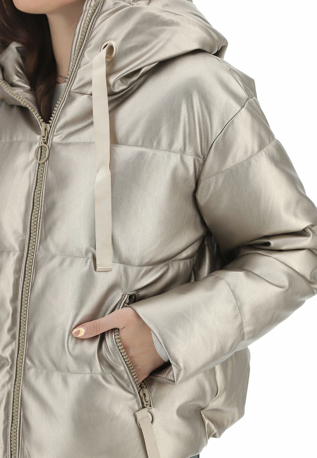 Giubbino Similpelle Imbottito Softy - immagine 10