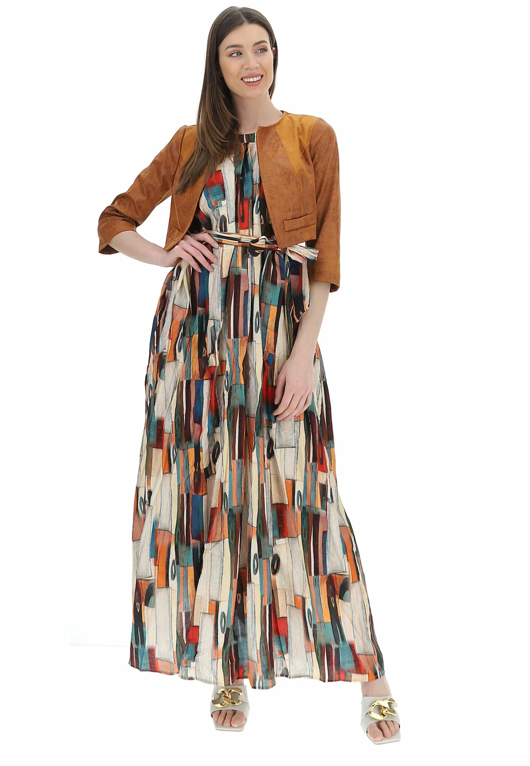 EKS Bolerino Similpelle Effetto Used èks - immagine 9