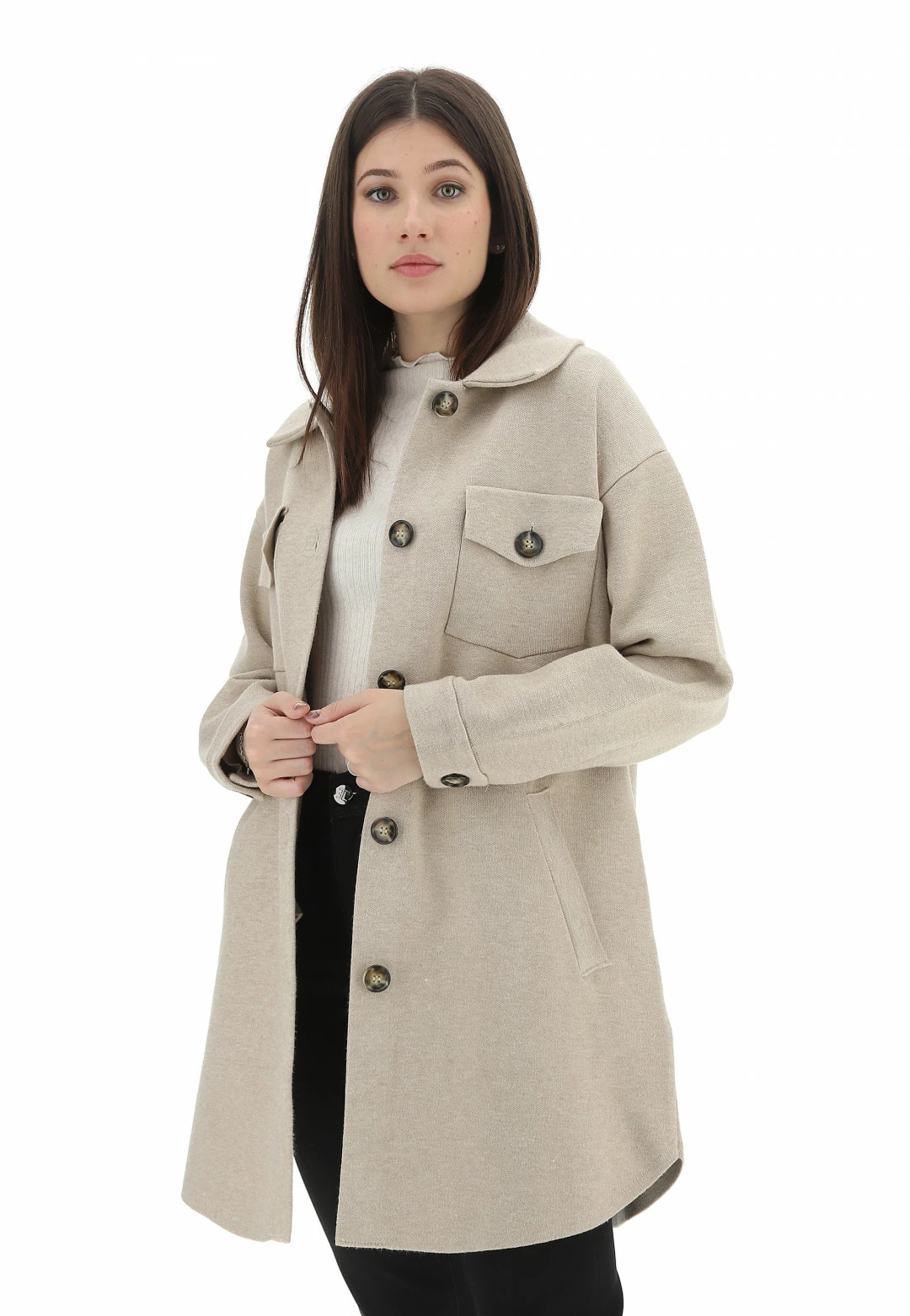 Cappottino In Maglia Mxo Donna - immagine 2