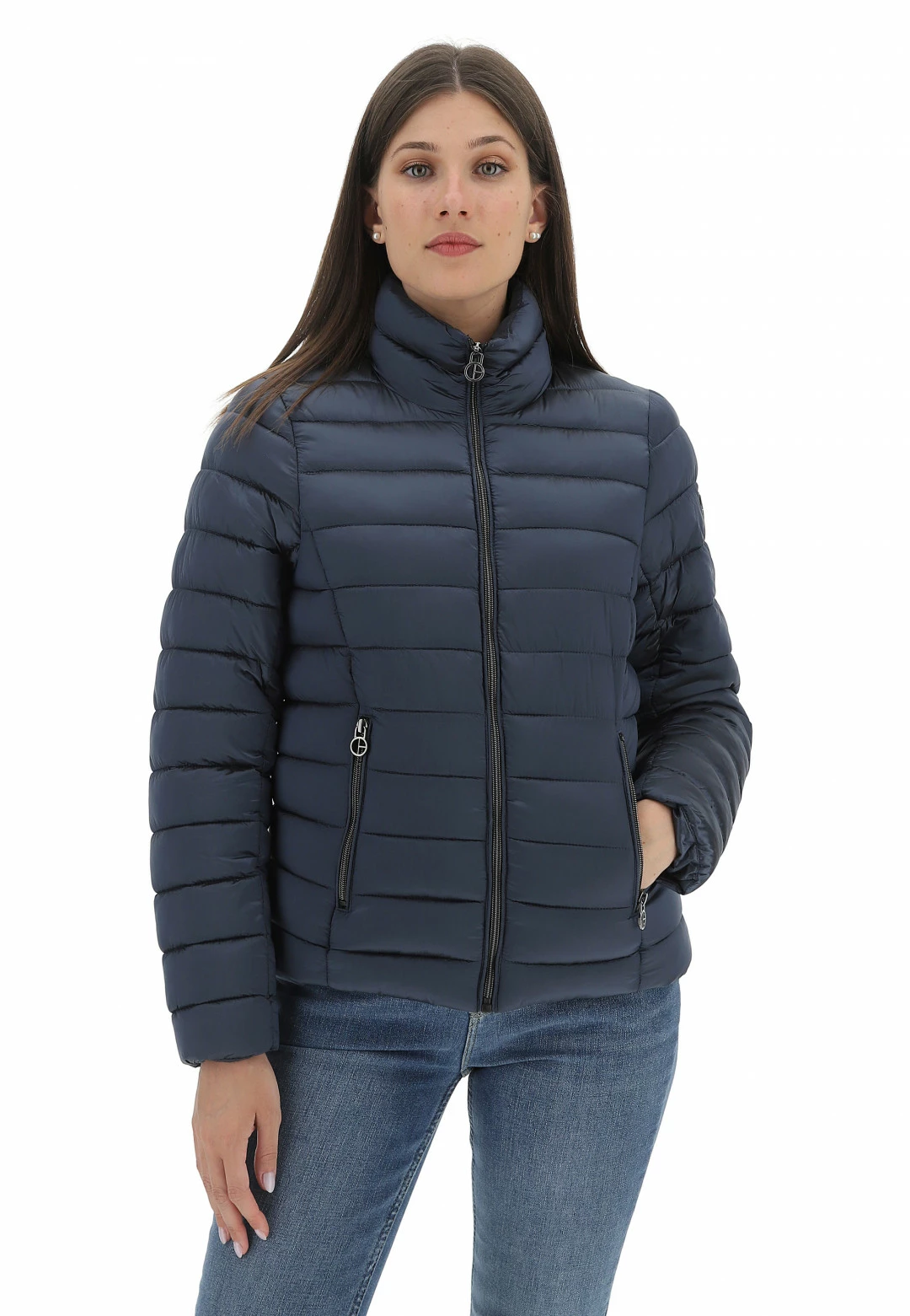 Giubbotto Con Collo A Fascia Clinchberry E Patch Logo - immagine 7