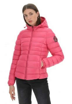 BRAVESOUL Giubotto 100 Grammi Corto Brave Soul Rosa Con Cappuccio Donna