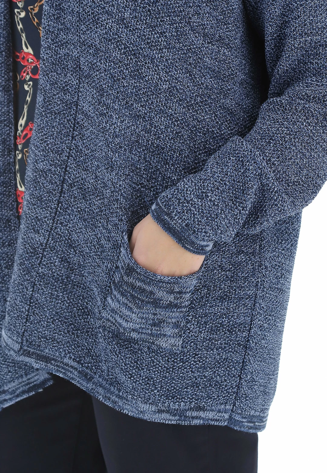 BE BLUE ENEMY Cardigan Aperto Con Collo Sciallato Blue Enemy - immagine 10