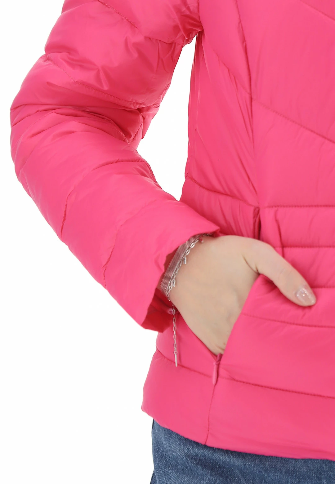 Giubbino Vero Moda Donna Full Zip Colore Fluo - immagine 11