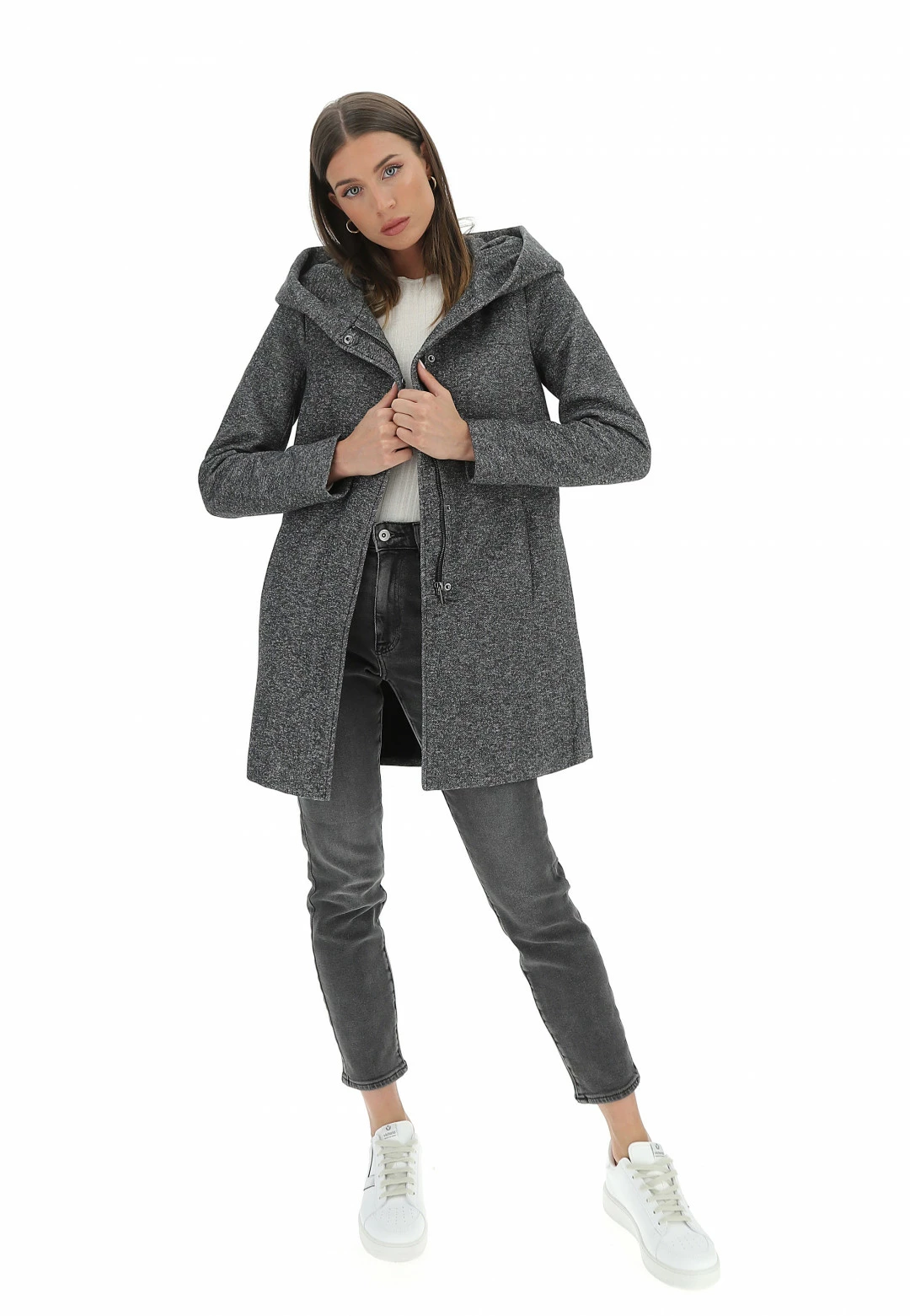 Cappottino Primo Peso Con Cappuccio Only Donna - immagine 4