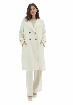 PINK PEPPER Spolverino Lavorato Doppiopetto Visii