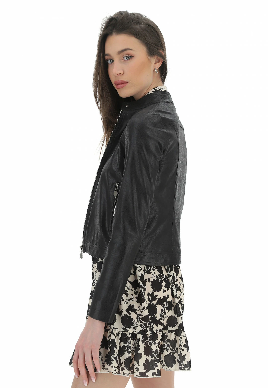 EKS Giubbino Similpelle Effetto Used èks Donna - immagine 2