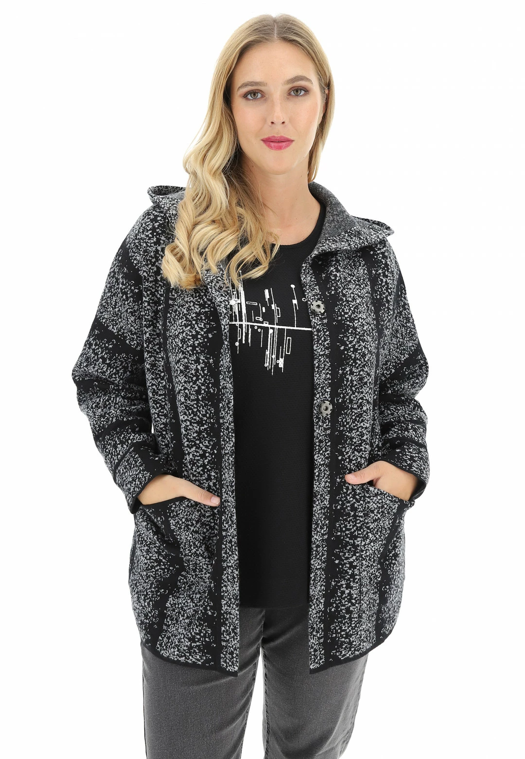 BE BLUE ENEMY Giacca Con Cappuccio Blue Enemy 750over - immagine 2