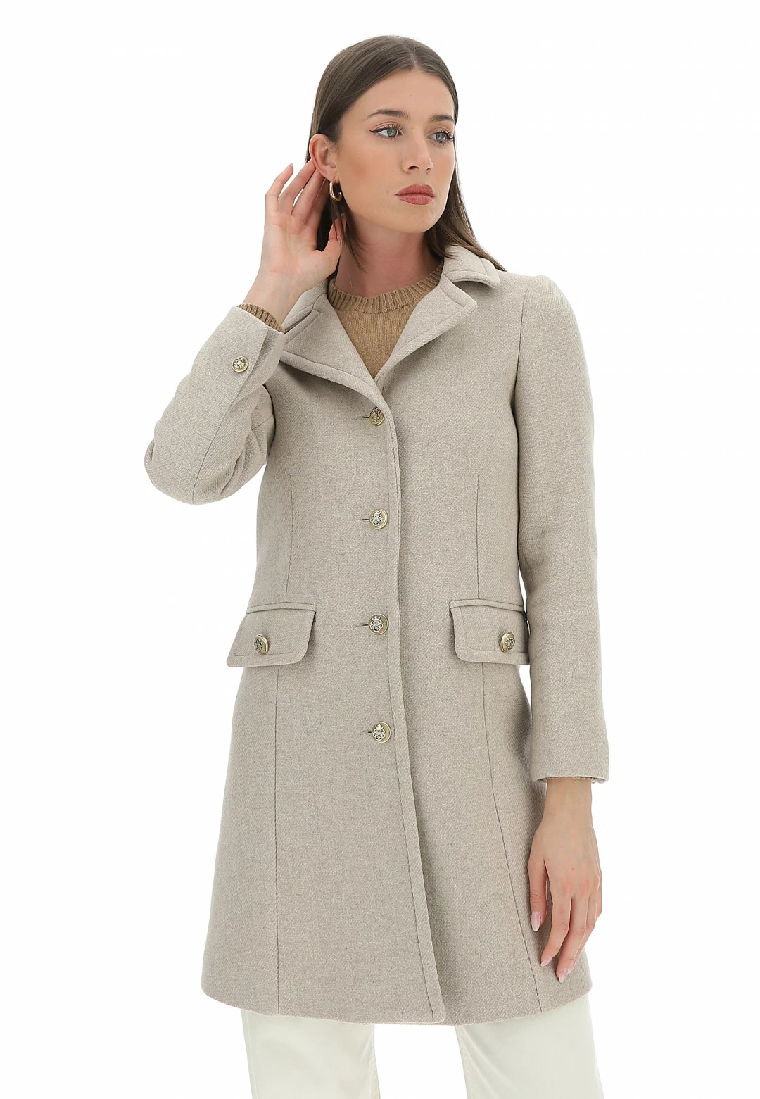 EKS Cappotto èks Misto Lana Donna - immagine 12