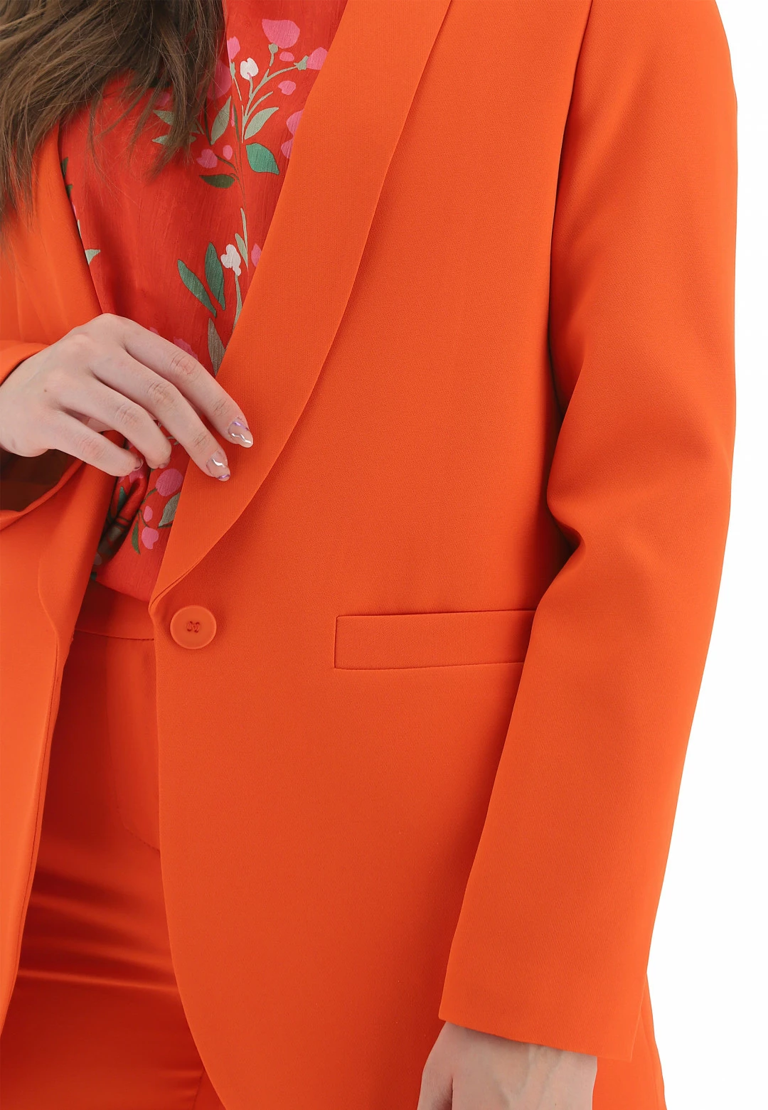 Amne' Giacca 1 Bottone In Tessuto Tecnico Amnè Donna - immagine 4